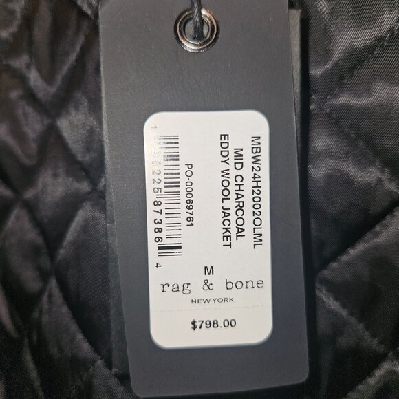 Rag & Bone Eddy Wool-Blend Jacket $798- [Sz M] - Picture 4 of 11
